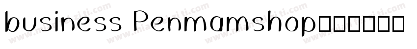 business Penmamshop字体转换